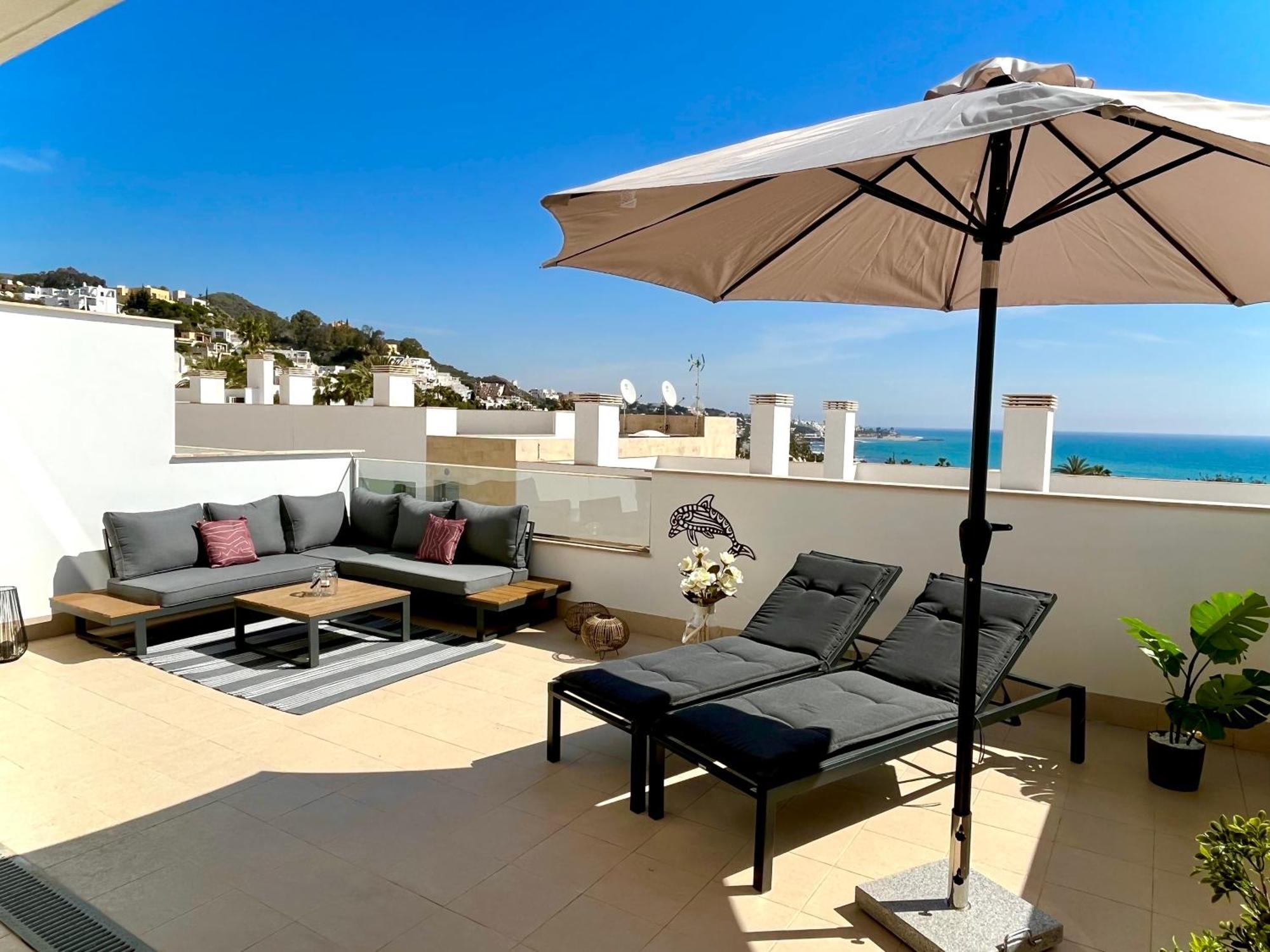 Lovely New Luxery Beach Apartment In Mojacar Playa Next To The Best Beach Экстерьер фото